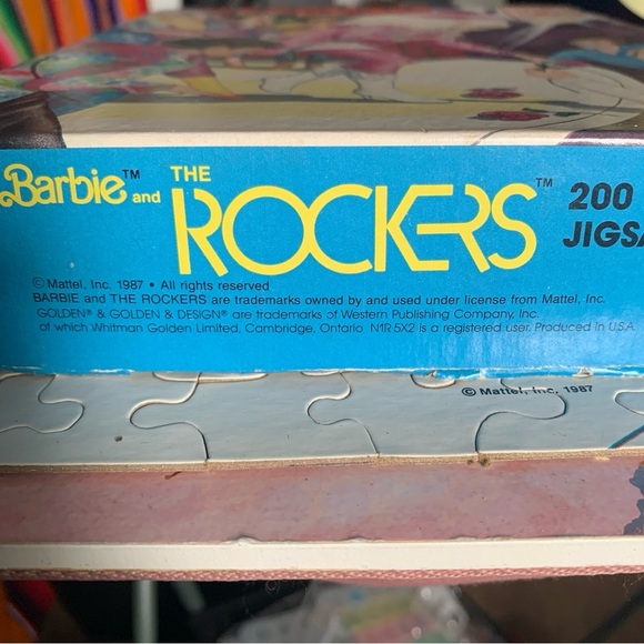 Barbie and The Rockers Vintage 1987 200 Piece Puzzle - Picture 6 of 8